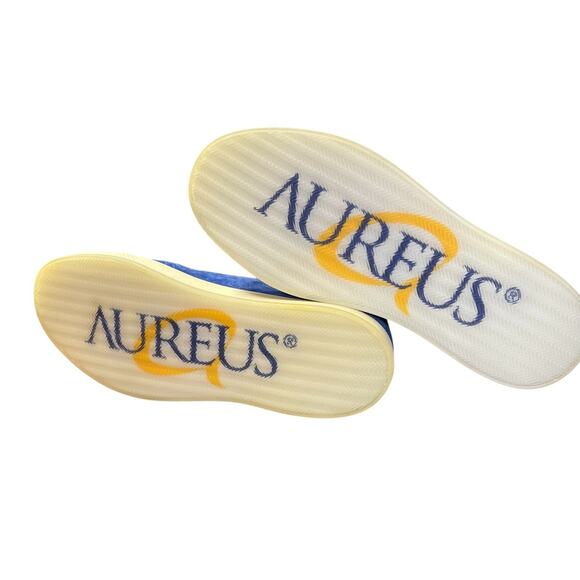 AUREUS INSIGNIA LOW MENS ROYAL BLUE NUBUC LEATHER CASUAL SHOE 9.5 New No Box main image 3